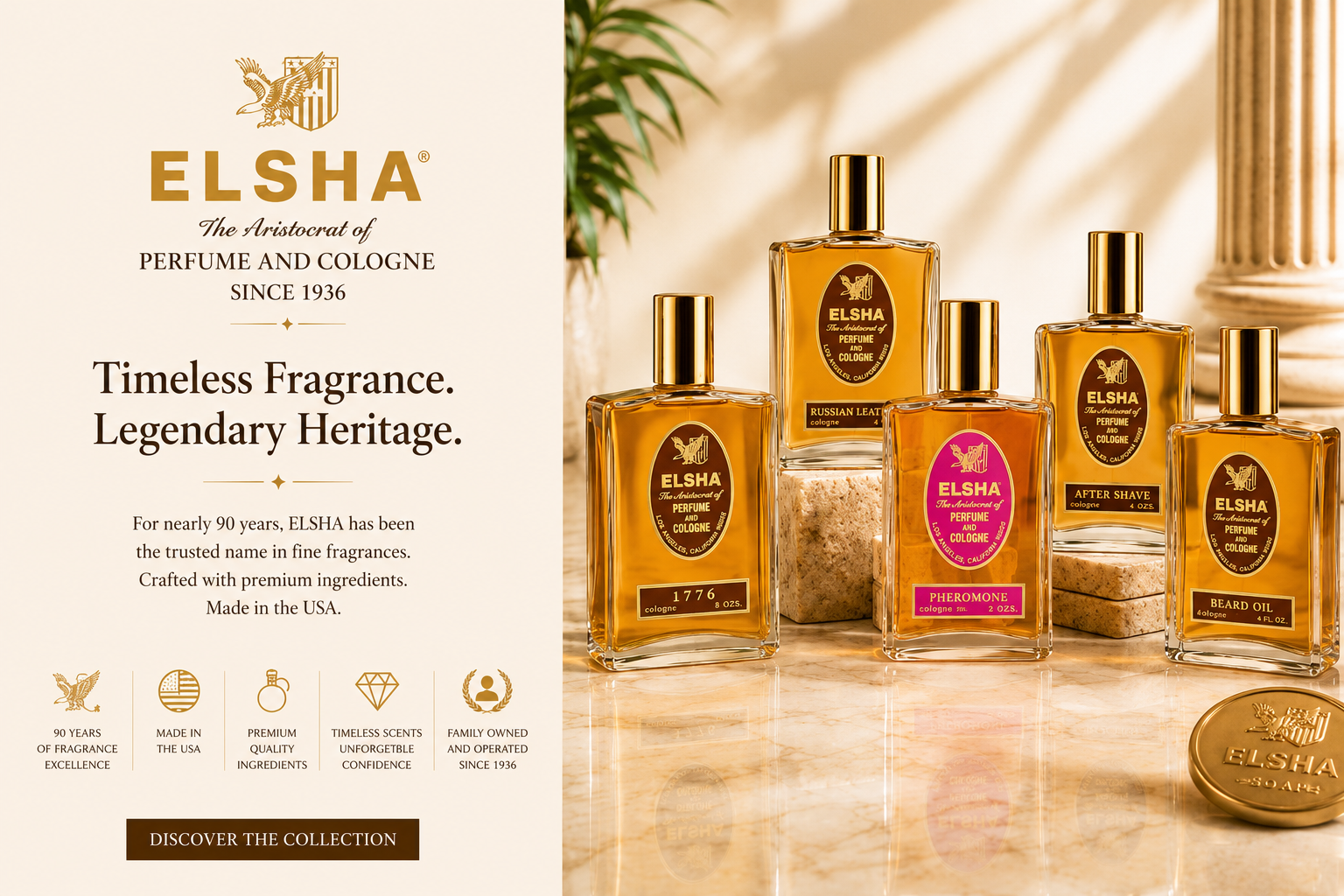 ELSHA Glycerine 1776 Soap 6 Pack