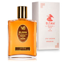 Load image into Gallery viewer, ELSHA Cologne 1776 – Original Long‑Lasting Leather & Spice Fragrance (4 oz / 8 oz)