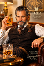 Load image into Gallery viewer, ELSHA Cologne 1776 – Original Long‑Lasting Leather &amp; Spice Fragrance (4 oz / 8 oz)
