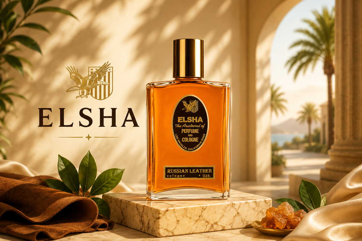 ELSHA RUSSIAN LEATHER-New Customer-4 FL ounces